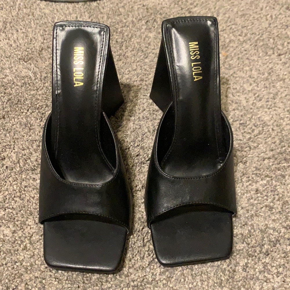 Block triangle heels